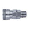 Nitto Kohki SS Quick Connect Female Socket x Male BSP Hi Cupla