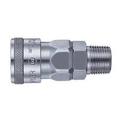 Nitto Kohki SS Quick Connect Female Socket x Male BSP Hi Cupla