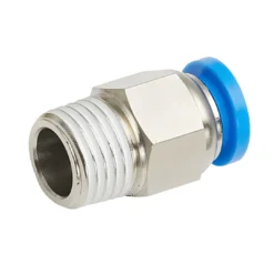 Nylon Push In Air Fitting Connector Male BSP x Metric Tube