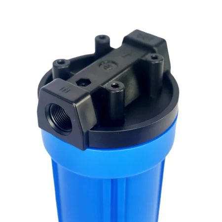 water tank outdoor rain water filter body blue filtration