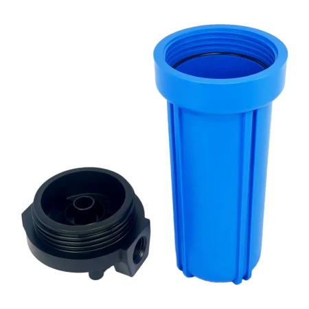 water tank outdoor rain water filter body blue filtration