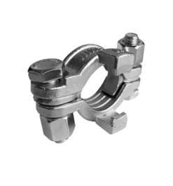 Zinc Plated Iron Minsup Air Claw Coupler Safety Clamp Double Bolt